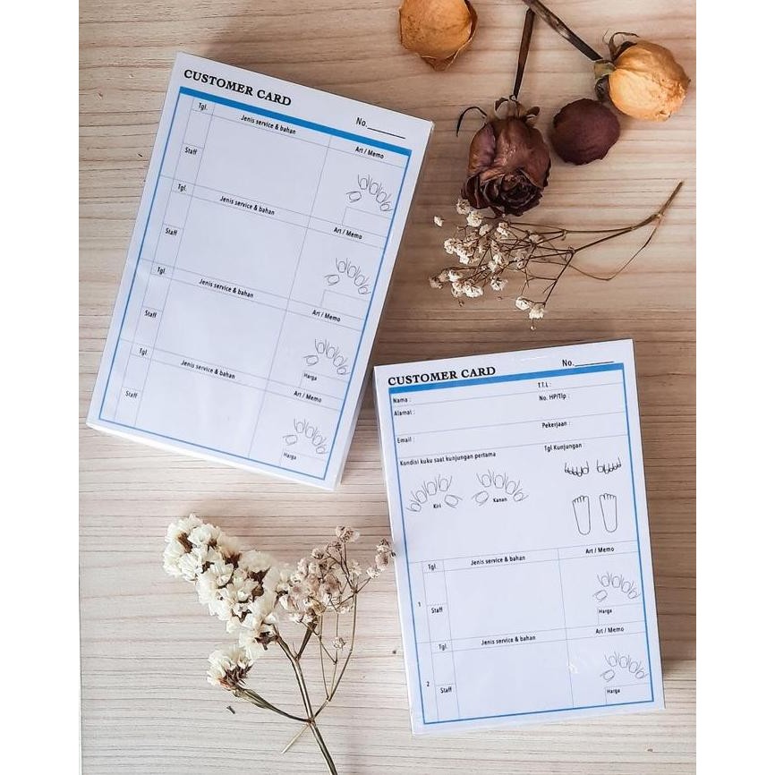 

BEBAS ONGKIR - Customer Card Biru