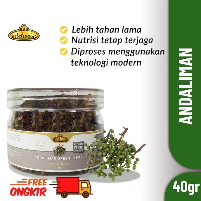 

Edelweiss Andaliman Kering Merica Batak (Sichuan Pepper) 30gr