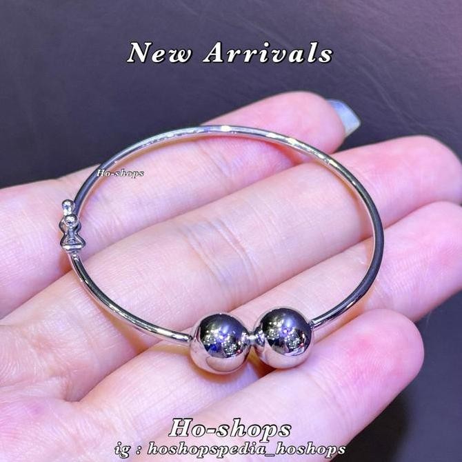 BISA SPK Gelang Bangle Baby / Bayi / Anak Mas Putih 750 Asli Emas