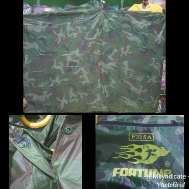 Jas Hujan Ponco Parasut Motif Loreng Tni - Jas Hujan Batman - Jas Hujan Pria - Jas Hujan Motor