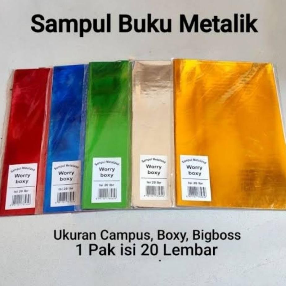 

Sampul Metalik Buku Tulis Quarto Dan Boxy
