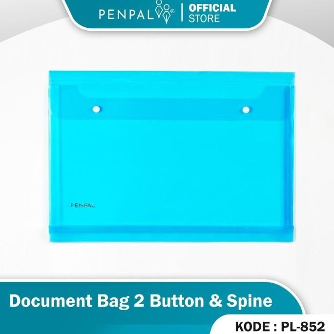 

Original Penpal Document Bag 2 Kancing & Spine Map Folio PL-852