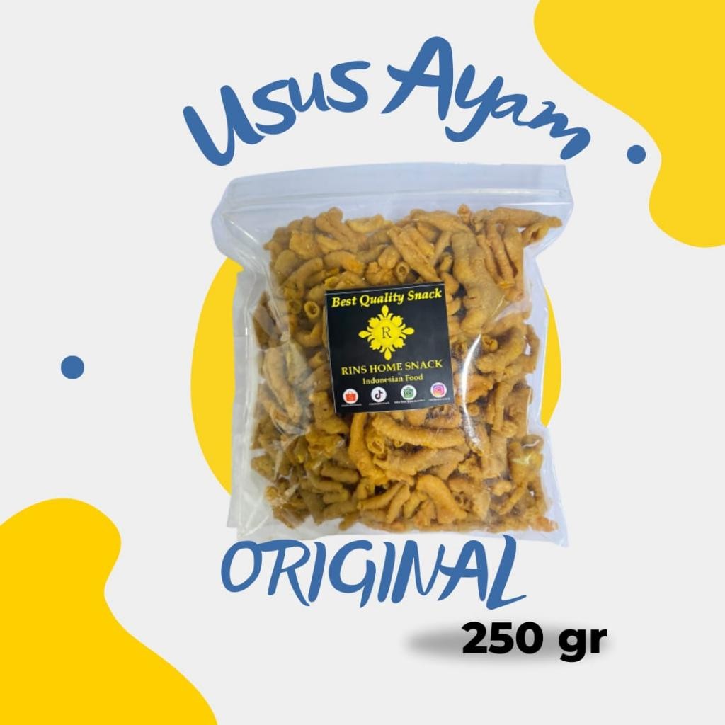

Keripik Usus Ayam Krispy 250Gr Original Berkualitas