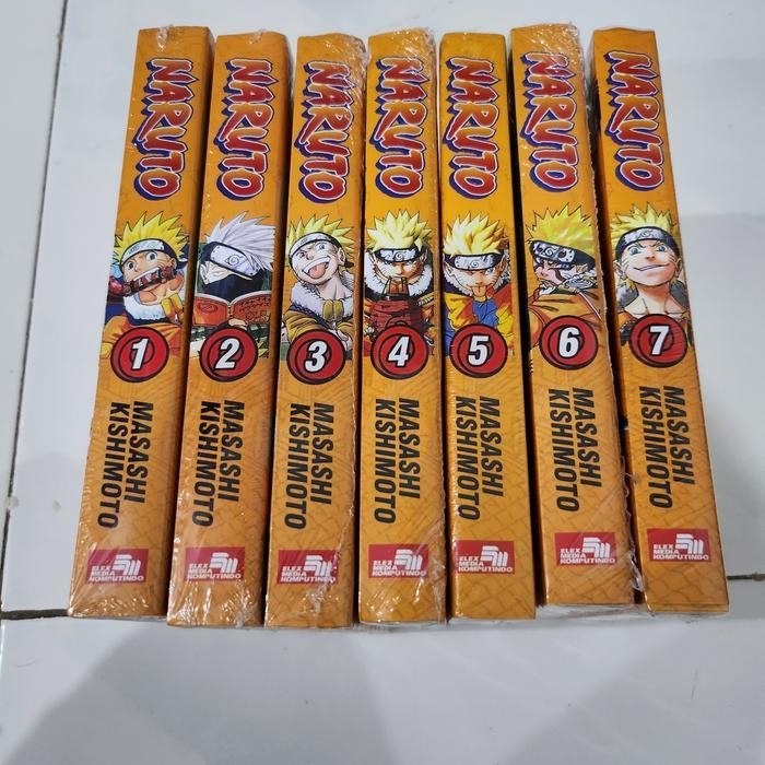 HOT SALE Komik Naruto Bind Up set vol 1-7 segel ori