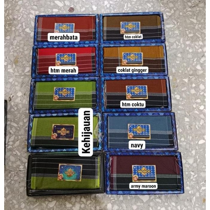 Original Sarung Tenun Wadimor Hawai Premium Katun Adem Dewasa Pria Grosir