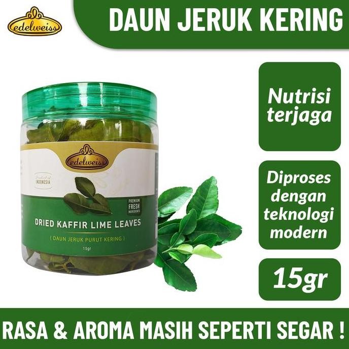

Edelweiss Daun Jeruk (Dried Lime Leaves) 15gr