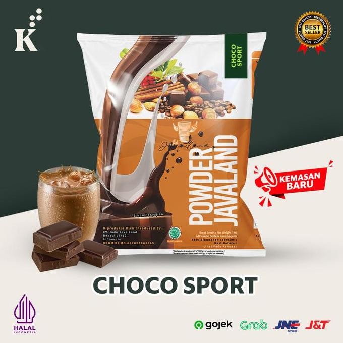

Baru Javaland Bubuk Minuman Rasa Choco Sport 1Kg - Bubble Drink Cokelat Energi Premium