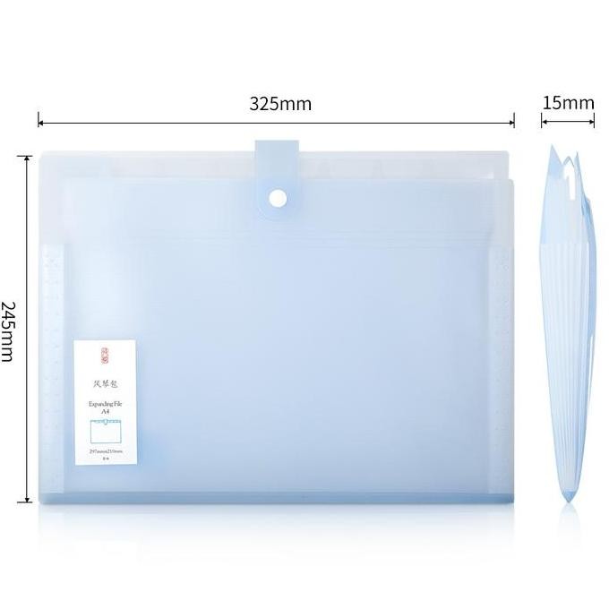 

Original Deli Expanding File Map Harmonika A4 8 Sekat Anti Air Warna Random 5735