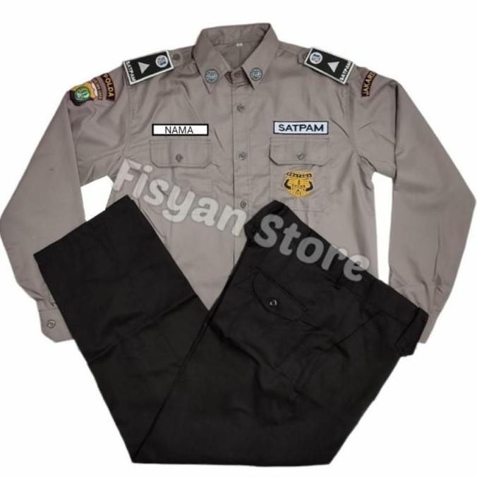 Seragam Pdl Sus Satpam | Seragam Pdl Sus Security Coklat Terbaru