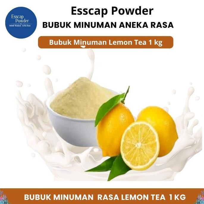

Baru Lemon Tea Drink Powder 1Kg - Bubuk Minuman Teh Lemon Instan Gula Manis Untuk Usaha & Rumah