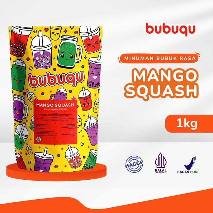 

Baru Bubuqu Mango Powder Drink 1Kg - Bubuk Minuman Rasa Mangga Untuk Es Blend & Usaha Minuman