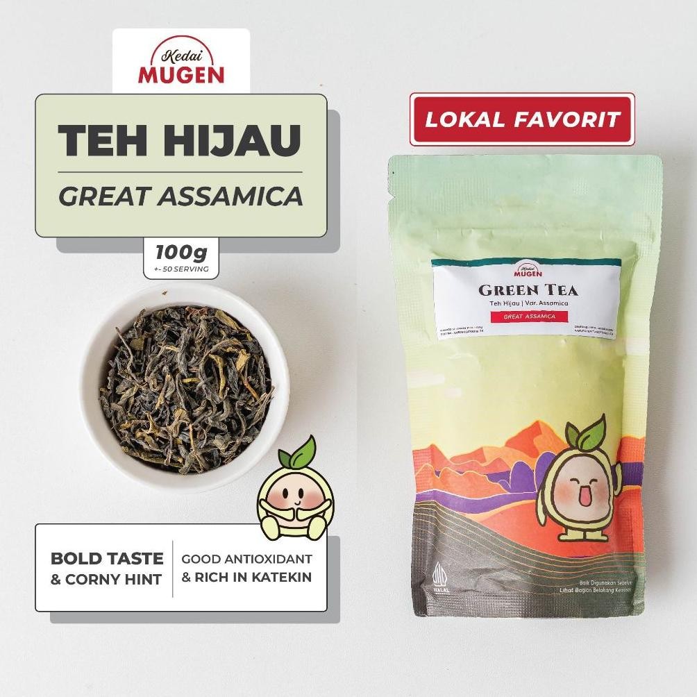 

SALE! KEDAI MUGEN GREAT ASSAMICA GREEN TEA 100G | TEH HIJAU DIET ALAMI LOOSE LEAF