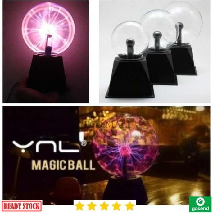 Mainan Lampu Plasma Ball Bola Kristal Ajaib