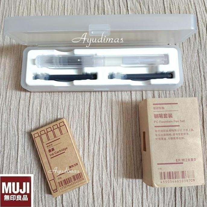 

Muji Pc Fountain Pen Set - Pena Kualitas Terbaik Harga Termurah