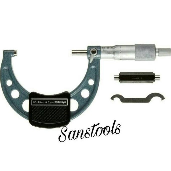 Berkualitas Mikrometer Outside Micrometer 175-200Mm Mitutoyo 103-144 Asli Japan