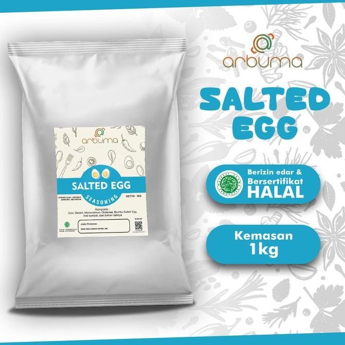 

ARBUMA Seasoning Salted Egg 1Kg Halal Bumbu Masak Dapur Bubuk Instan Tabur Premium bumbudapur