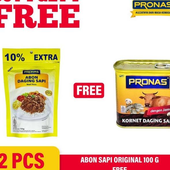 

Buy 1 Get 1 Pronas Abon Sapi 100 G Free Kornet Sapi Jamur 340 G