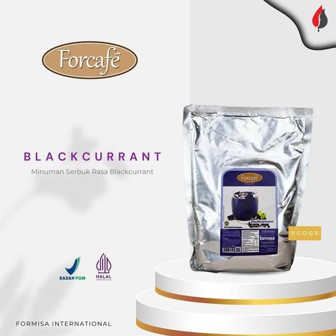 

Baru Forcafe Bubuk Minuman Blackcurrant 800Gr - Powder Drink Anggur Hitam Premium Horeca