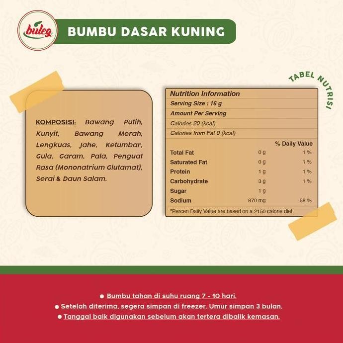 

Paket Bumbu Dasar Buleg - Kemasan Botol