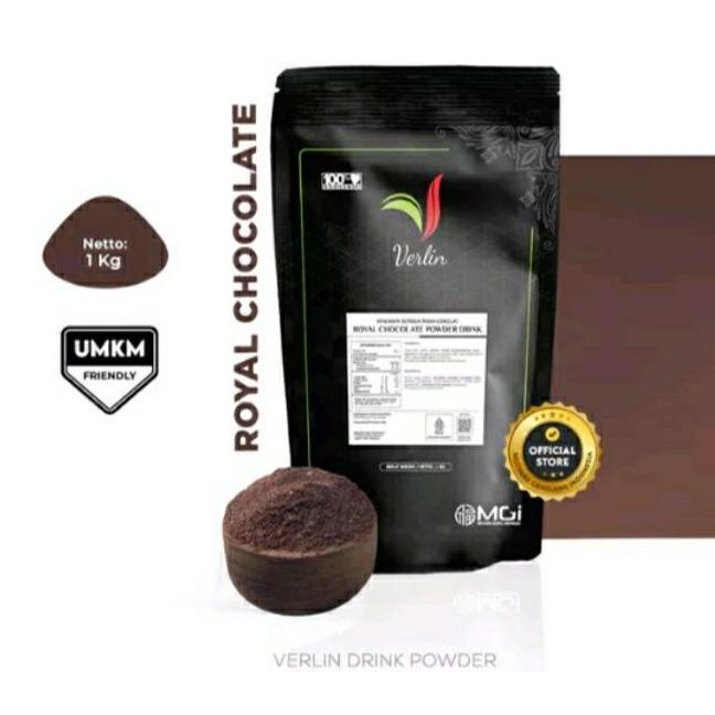 

Baru Verlin Royal Chocolate Powder Drink 1 Kg - Bubuk Minuman Coklat Instan Premium