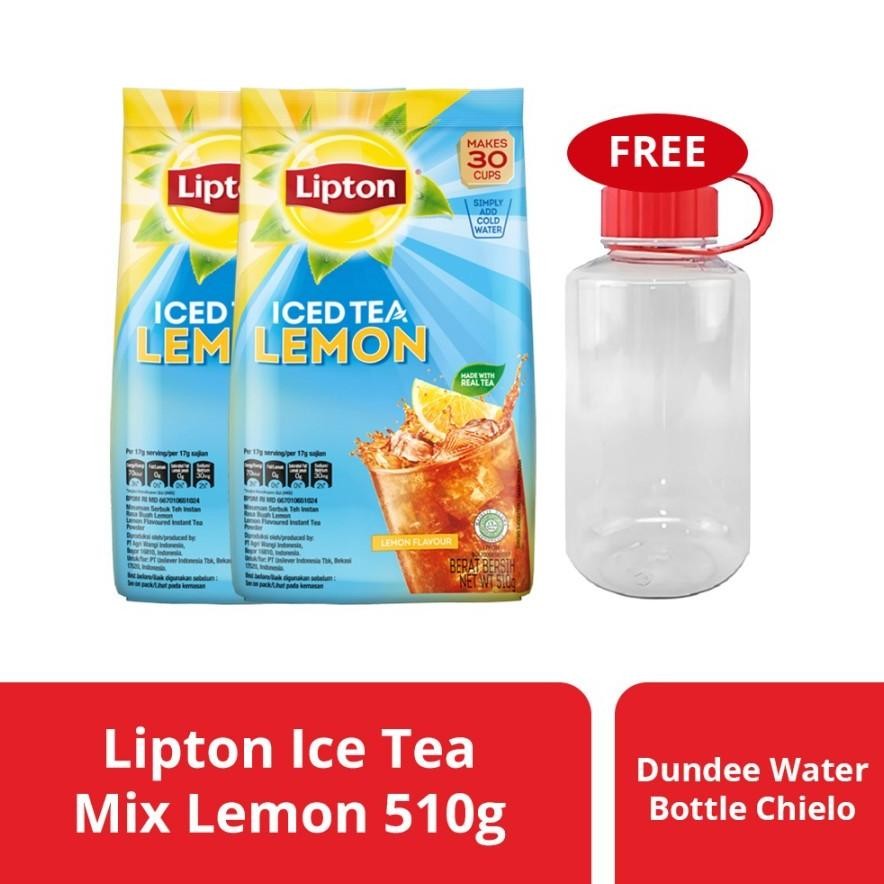 

SALE! LIPTON ICE TEA MIX LEMON 510GR X2 - BONUS BOTOL DUNDEE WATER BOTTLE