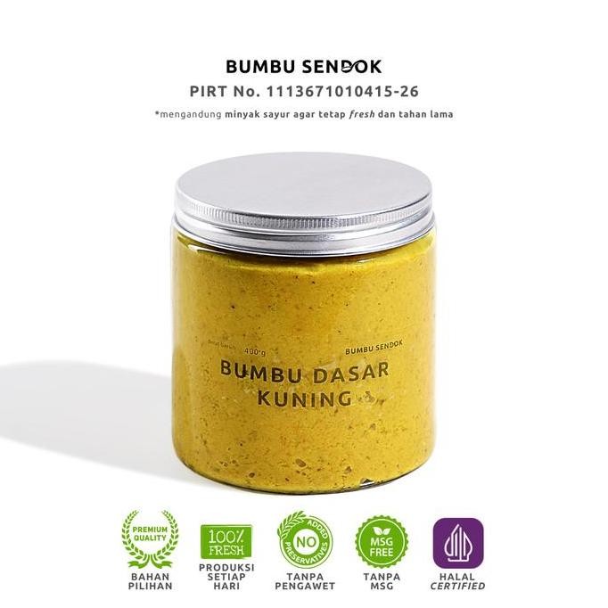 

BUMBU SENDOK Bumbu Dasar Kuning 400g