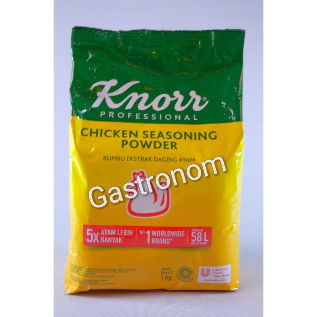 

Chicken Powder Refill Knorr 1 kg / Bumbu Penyedap / Seasoning / Kaldu