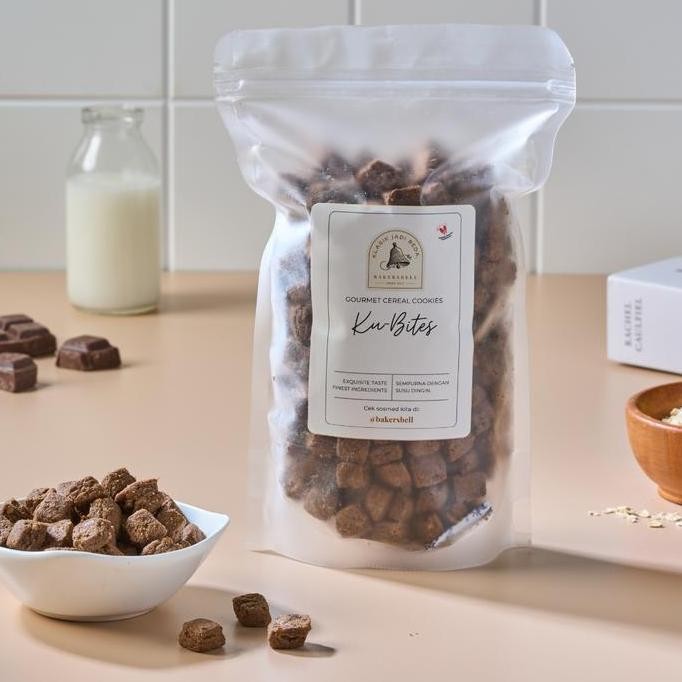 

(SATUAN) Ku-Bites Gourmet Cereal Cookies by BAKERSBELL - Double Chocolate Oatmeal