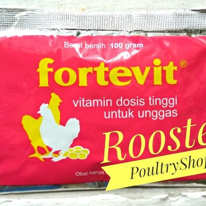 FORTEVIT 100 Gram Vitamin Ayam Dosis Tinggi