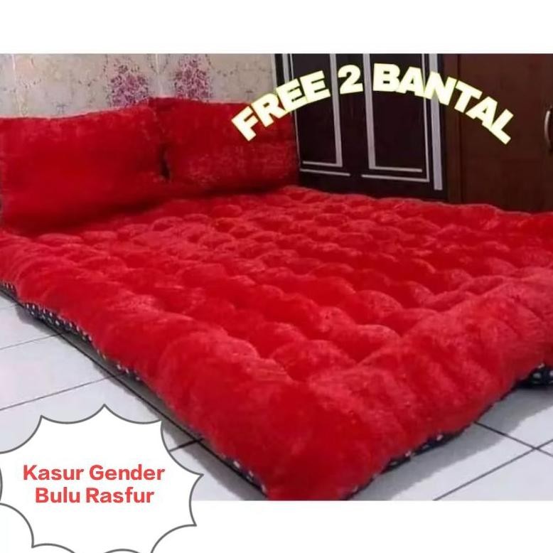 Kasur Lantai  Bulu Rasfur Jumbo Ukuran 80x180x6 130x180x8