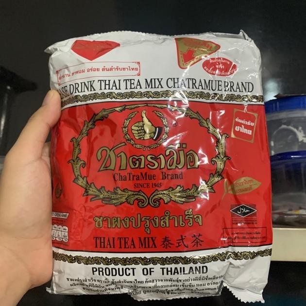 

SALE! THAI TEA CHATRAMUE 400GR | THAI TEA MIX ORI CHA TRA MUE THAILAND ASLI