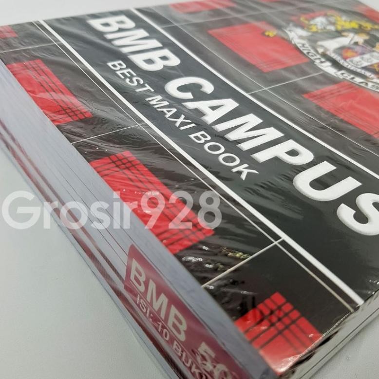

Siap Kirim Buku Tulis Boxy / Campus BMB BMC 50 Lembar - 1 Pak Isi 10 Buku