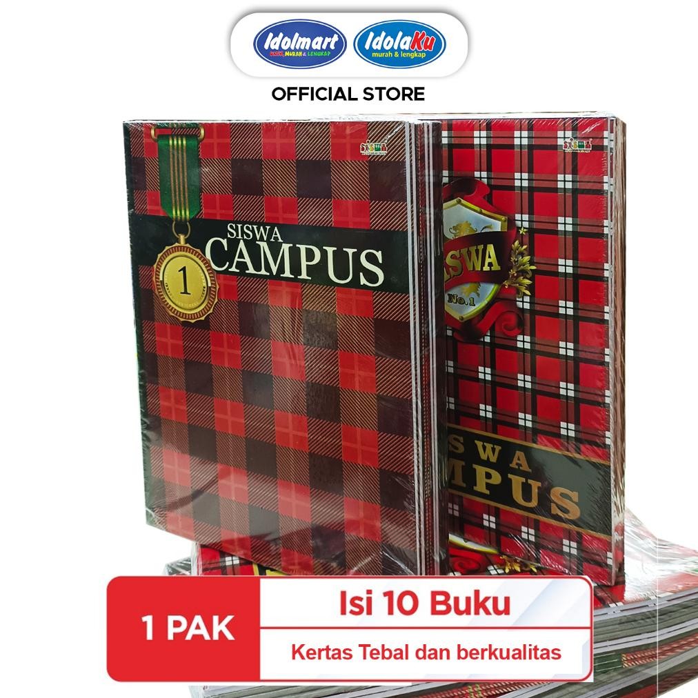

Siap Kirim Buku Tulis Campus Ideal 50 Lembar IDOLMART Surabaya - 10 Buku