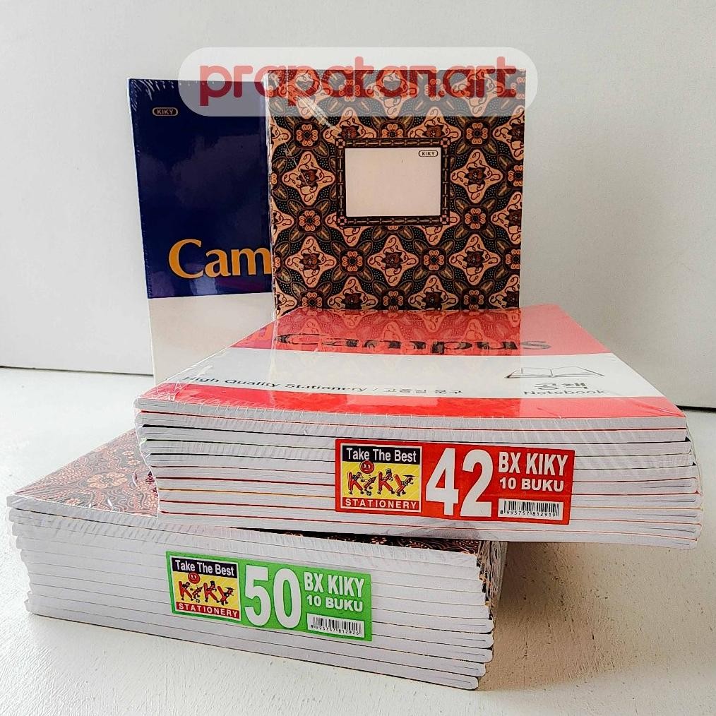 

Siap Kirim Buku Tulis KIKY BX 42/50 Lembar | Ukuran 18x25cm | 1 Pack Isi 10 Buku Sekolah