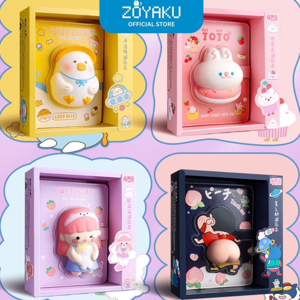 

Siap Kirim Notebook Squishy Lucu Buku Tulis Diary Anak / Buku Catatan Decompression STY7012