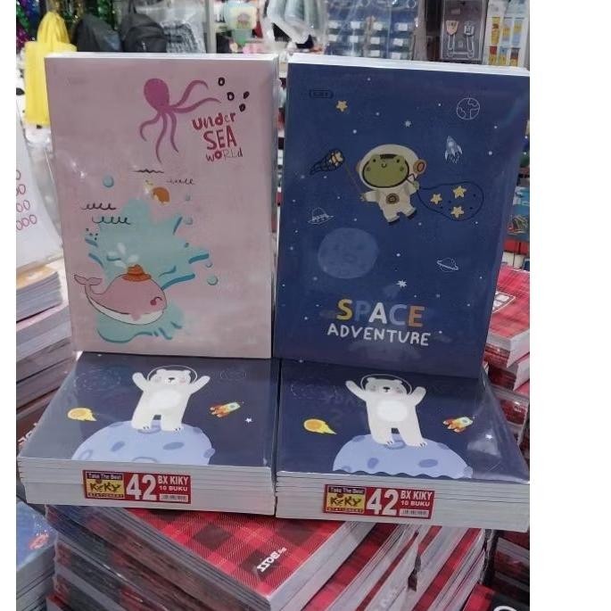 

Siap Kirim Buku Tulis Kiky Boxy 42 Lembar - Gambar Random | 1 Pak Isi 10 Buku Sekolah