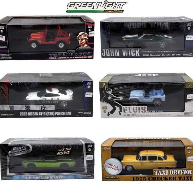 Greenlight 1:43 Terminator - John Wick - FF - Dkk - CD11