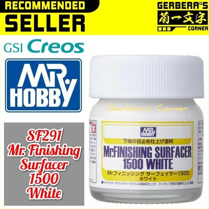 

Mr Color Sf291 Mr Finishing Surfacer 1500 White - Lacquer Paint