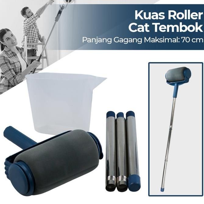 

Kuas Roll Cat Tembok Paint Roller Brush 8.5Cm - Hd-Tvyqs - Silver