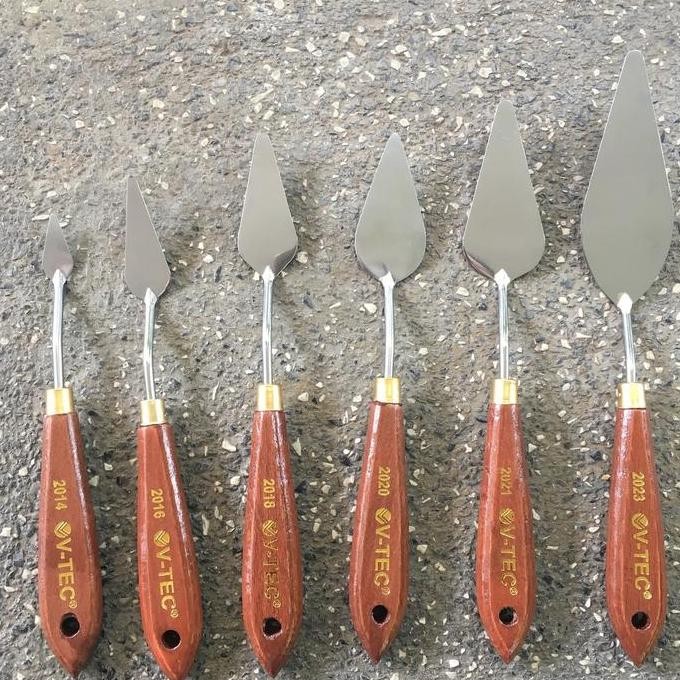 

Termurah V-Tec Pisau Palet / Paint Knife / Seri 20Xx Satuan / Pisau Lukis Painting Vtec