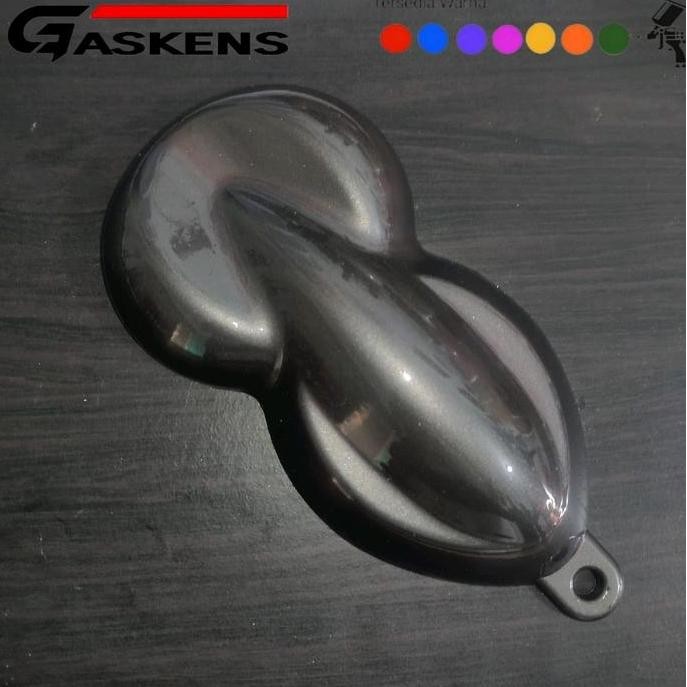 Cat Dark Grey Metallic 200Ml Cat Velg Cat Body Motor Mobil Gaskens Automotive Paint Car Paint Epoxy 