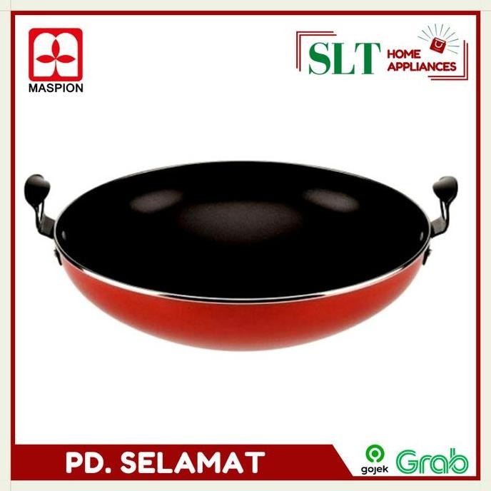 Wajan Wonder Wok 30 Cm Maslon Maspion Wajan Warna Wajan Teflon