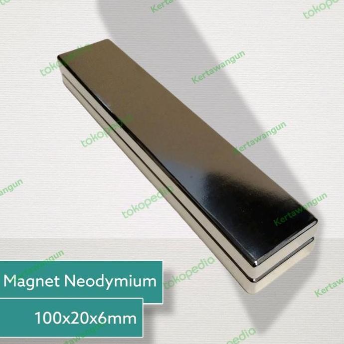 Magnet Neodymium Batang 100X20X6
