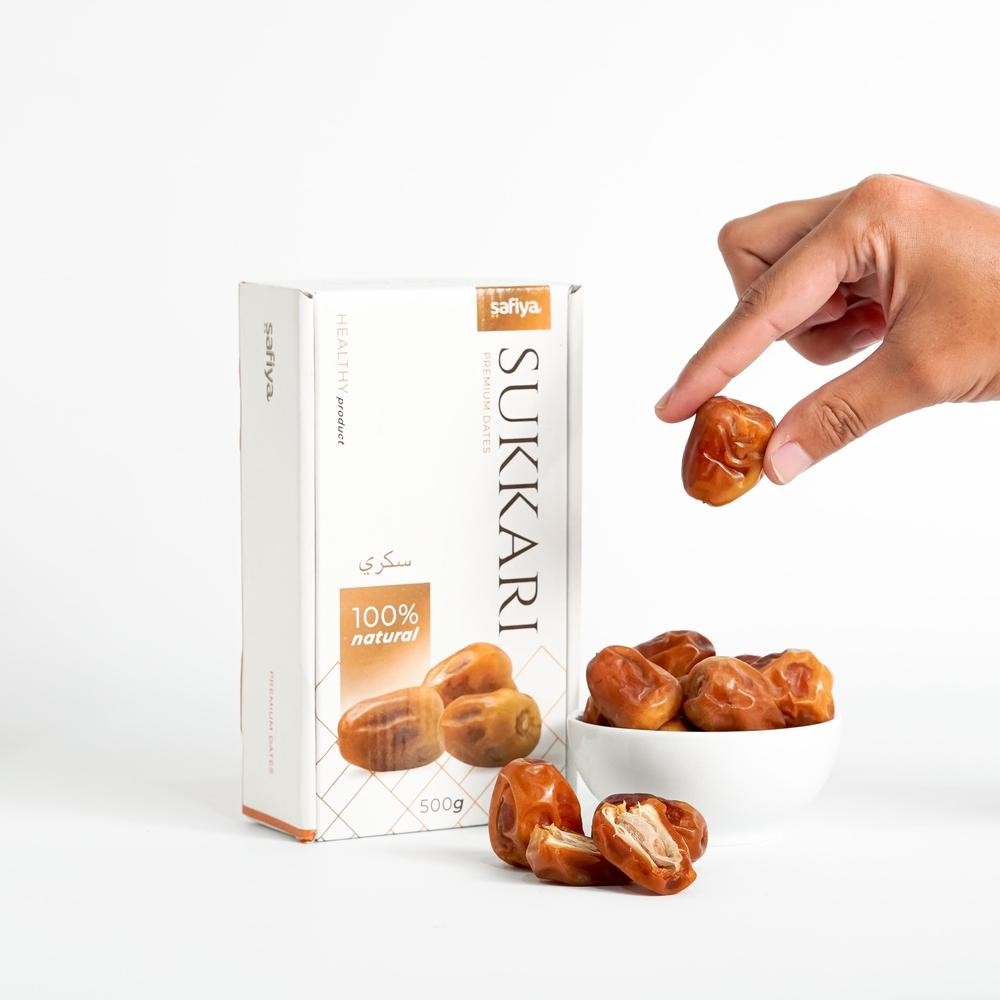 

Flash Sale - Safiya Kurma Sukari 500 Gram Sukkari King Dates Original ,.