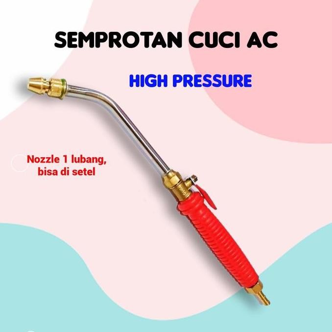 Stik Nozzle Jet Cleaner Semprot Air Cuci Ac Bengkok Kran Nosel Steam