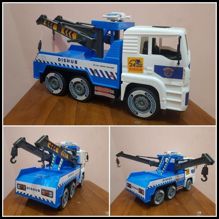 Mainan Mobil Derek Ukuran Besar - Mainan Mobil Derek Jasamarga Dishub
