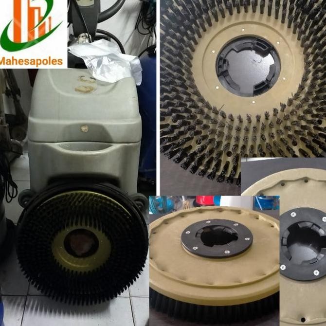 Hardbrush Mesin Scrubber 18 Inch/Sparepart Scrubber Elektrik
