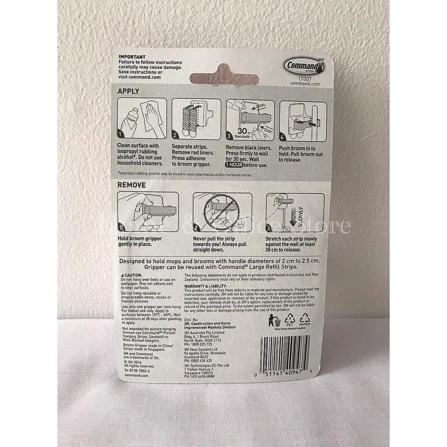 3M Gantungan Sapu / Command Broom Gripper 17007