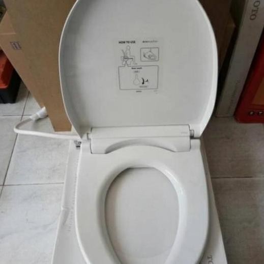 tutup cover closed toilet duduk toto Eco washer soft closing murah
