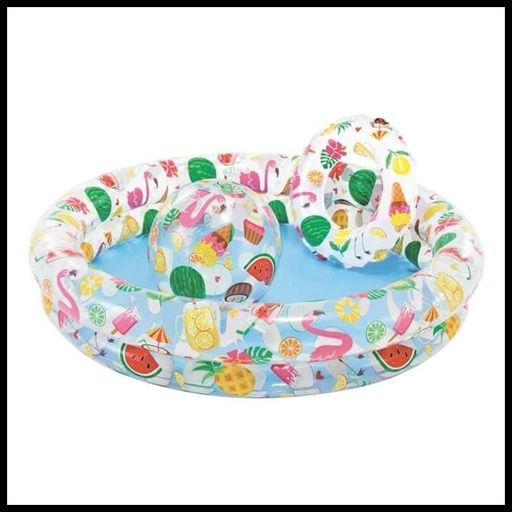 Kolam Karet Ban Renang Anak - Set Kolam Mandi Anak - Kolam Renang Anak